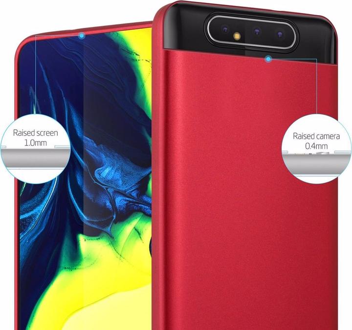 Productafbeelding Cadorabo TPU Matte Metallic hoes (Samsung Galaxy A80)
