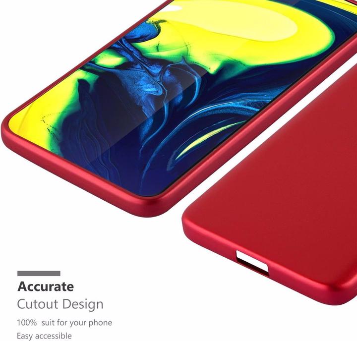 Productafbeelding Cadorabo TPU Matte Metallic hoes (Samsung Galaxy A80)