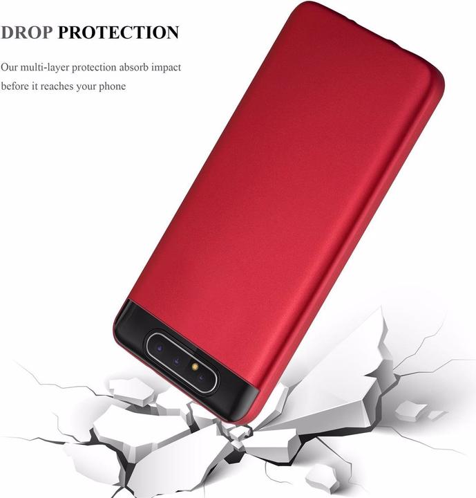 Productafbeelding Cadorabo TPU Matte Metallic hoes (Samsung Galaxy A80)