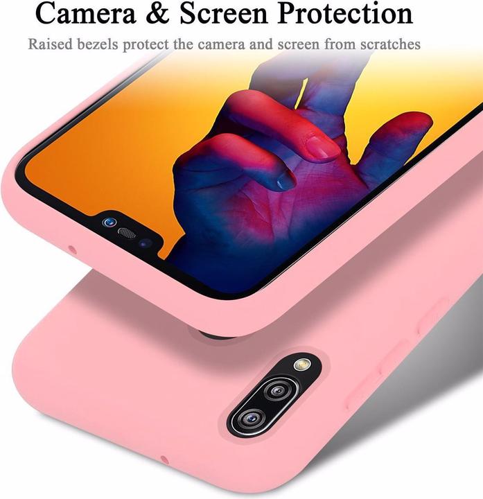 Image du produit Cadorabo TPU Liquid Silicone Case Cover (Huawei P20 Lite)