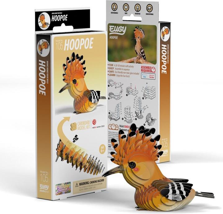 Produktbild Eugy 3D Bastelset Wiedehopf (MQ6)