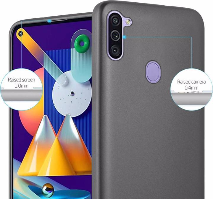Productafbeelding Cadorabo TPU Matte Metallic hoes (Samsung Galaxy M11, Samsung Galaxy A11)