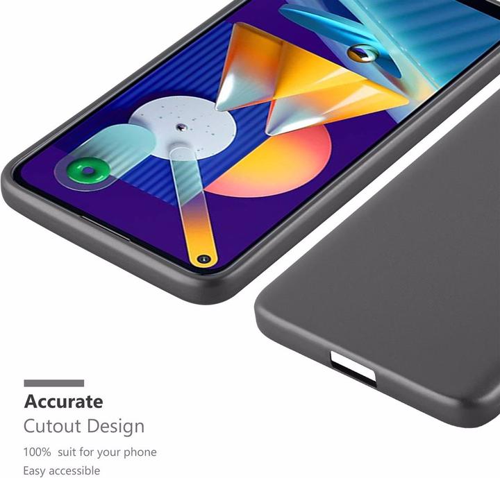 Productafbeelding Cadorabo TPU Matte Metallic hoes (Samsung Galaxy M11, Samsung Galaxy A11)