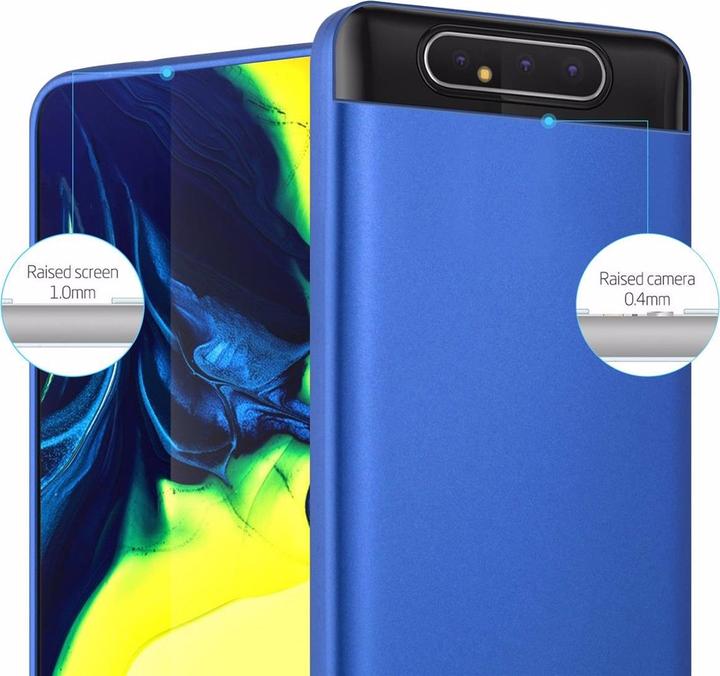 Actual product image Cadorabo TPU Matt Metallic Cover (Samsung Galaxy A80)