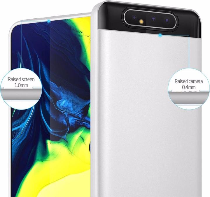Productafbeelding Cadorabo TPU Matte Metallic hoes (Samsung Galaxy A80)
