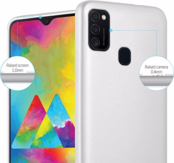 Actual product image Cadorabo TPU Matt Metallic Cover (Samsung Galaxy M30s, Samsung Galaxy M21)