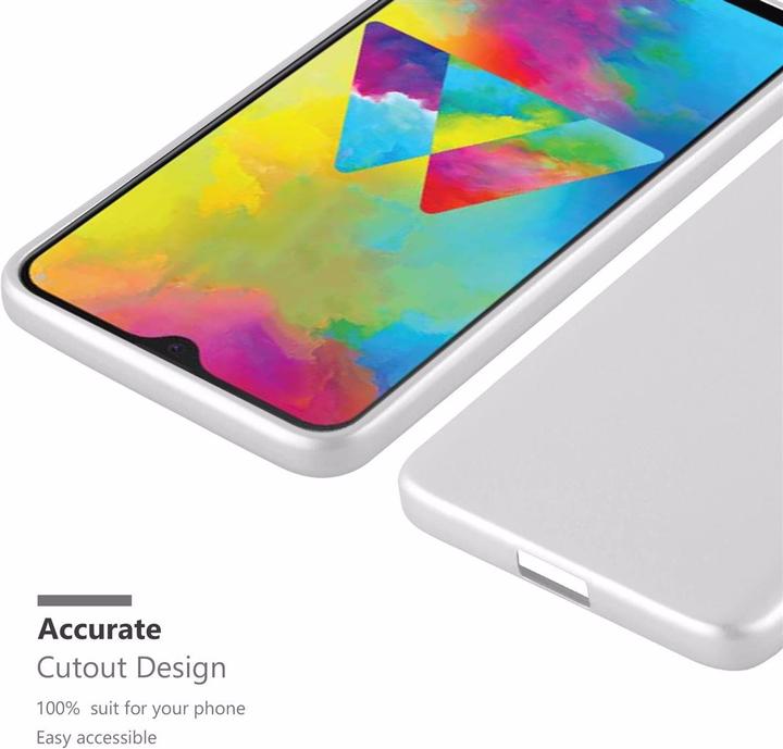 Actual product image Cadorabo TPU Matt Metallic Cover (Samsung Galaxy M30s, Samsung Galaxy M21)