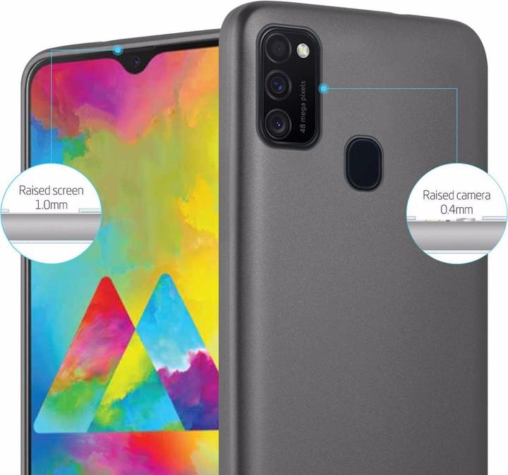 Image du produit Cadorabo Couverture métallique mate TPU (Samsung Galaxy M30s, Samsung Galaxy M21)