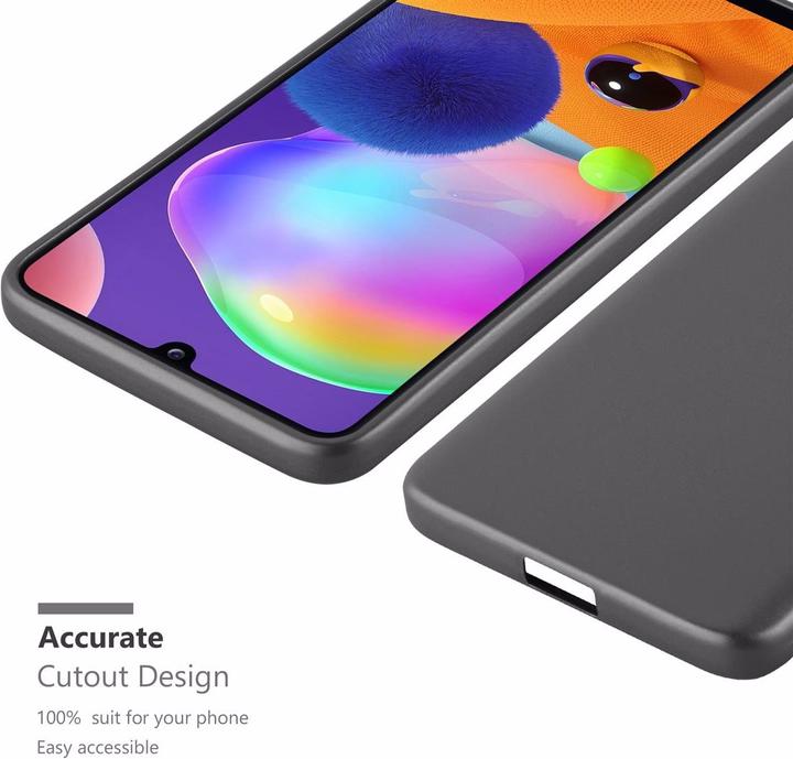 Actual product image Cadorabo TPU Matt Metallic Cover (Samsung Galaxy A31)