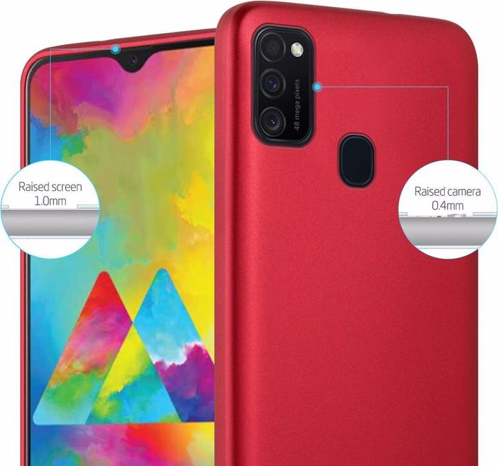 Image du produit Cadorabo Couverture métallique mate TPU (Samsung Galaxy M30s, Samsung Galaxy M21)