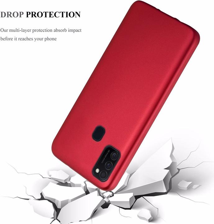 Image du produit Cadorabo Couverture métallique mate TPU (Samsung Galaxy M30s, Samsung Galaxy M21)
