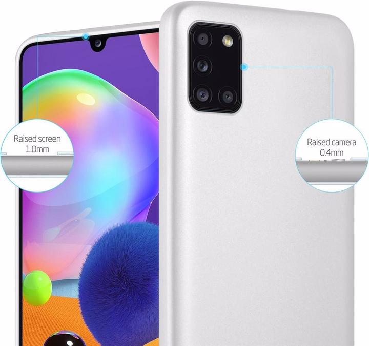Actual product image Cadorabo TPU Matt Metallic Cover (Samsung Galaxy A31)