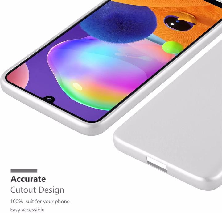 Actual product image Cadorabo TPU Matt Metallic Cover (Samsung Galaxy A31)