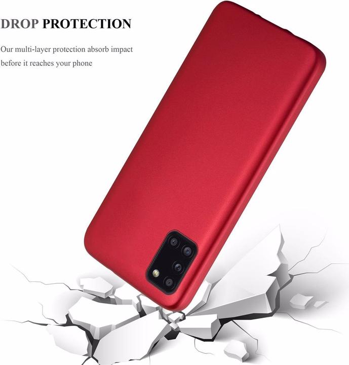 Image du produit Cadorabo Couverture métallique mate TPU (Samsung Galaxy A31)
