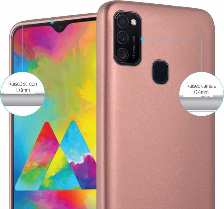 Productafbeelding Cadorabo TPU Matte Metallic hoes (Samsung Galaxy M21, Samsung Galaxy M30)