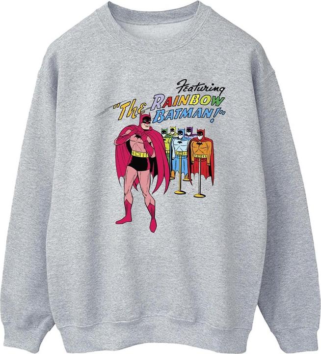 Batman Comic Cover Regenbogen Batman Baumwolle Sweatshirt