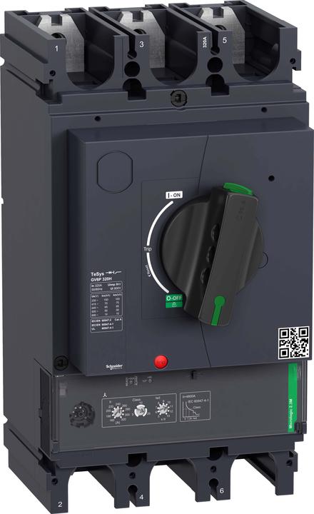 Schneider Electric Motor protection switch, TeSys GV6, 3P, GV6P320H