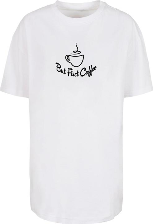 Produktbild Merchcode Ladies But First Coffee Oversized Boyfriend Tee - 118399 (L)