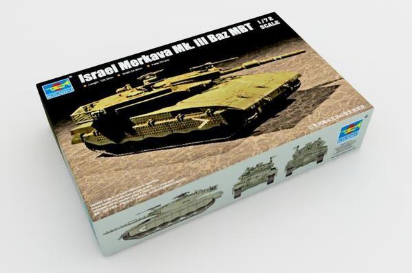 Actual product image Trumpeter Israel Merkava Mk.III Baz MBT