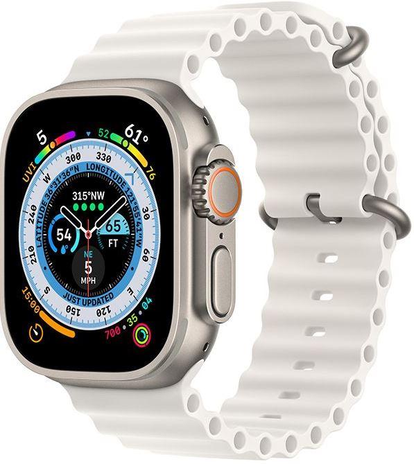 Produktbild PhoneLook Gummi Silikon Armband gewellt Ultra 49 mm (49 mm, Gummi / Silikon)
