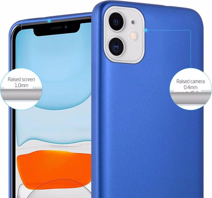 Image du produit Cadorabo Couverture métallique mate TPU (Apple iPhone 11)