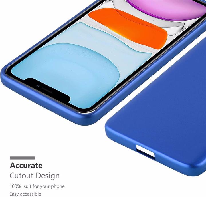 Image du produit Cadorabo Couverture métallique mate TPU (Apple iPhone 11)