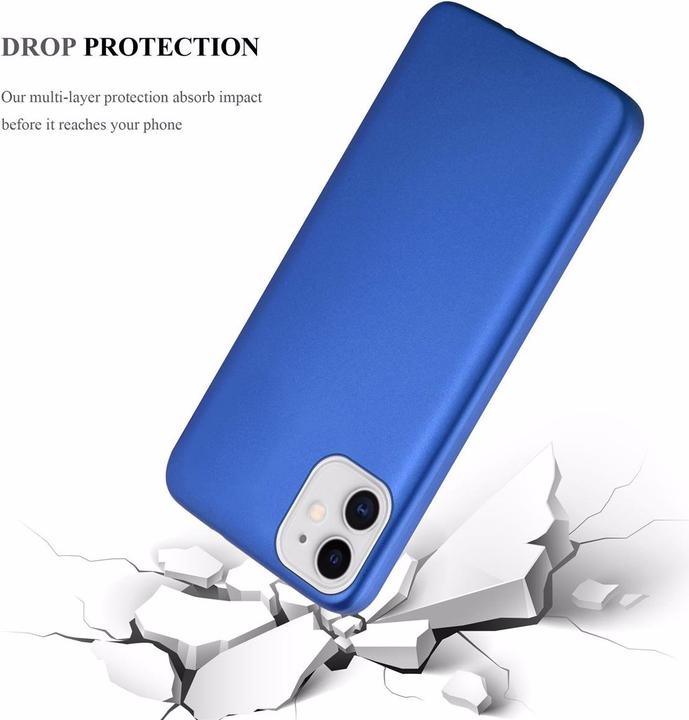 Image du produit Cadorabo Couverture métallique mate TPU (Apple iPhone 11)