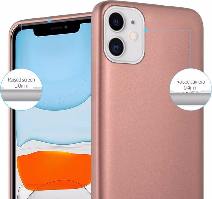 Actual product image Cadorabo TPU Matt Metallic Cover (Apple iPhone 11)