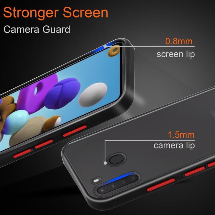 Produktbild Cadorabo Hybrid Matt Cover (Samsung Galaxy A21)