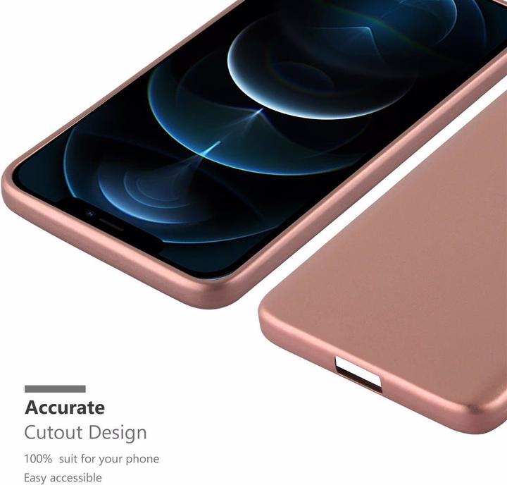 Productafbeelding Cadorabo TPU Matte Metallic hoes (Apple iPhone 12, Realme 12 Pro+)