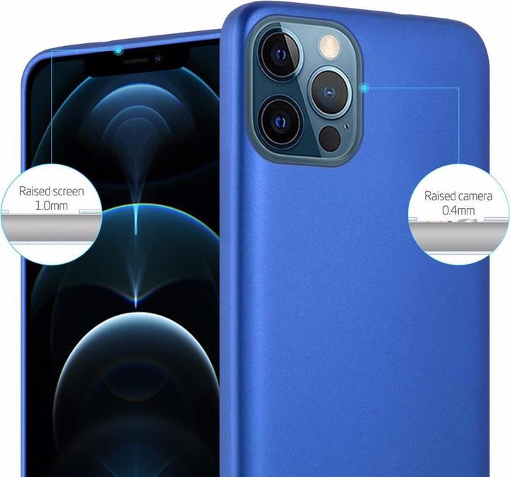 Actual product image Cadorabo TPU Matt Metallic Cover (Realme 12 Pro+, Apple iPhone 12)