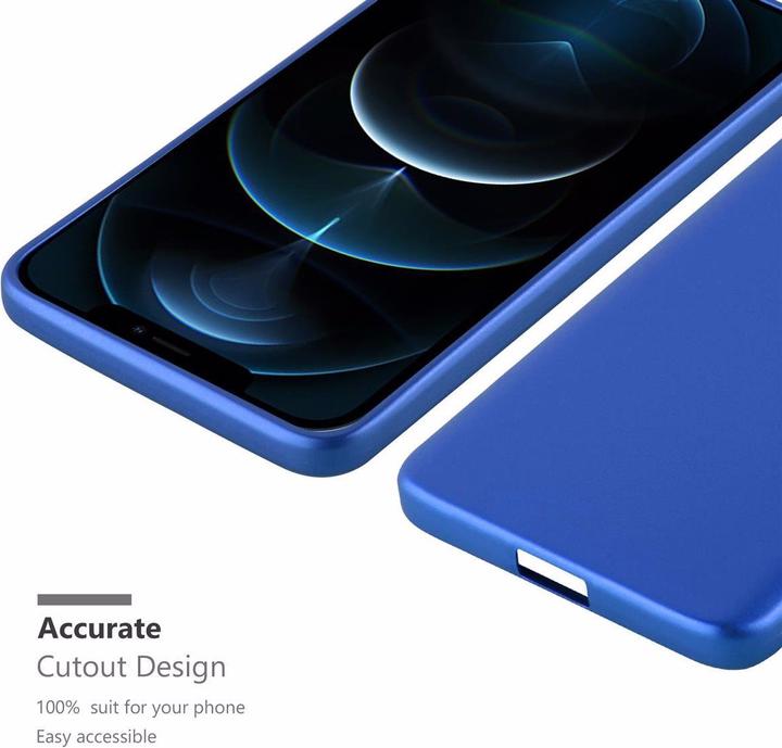 Actual product image Cadorabo TPU Matt Metallic Cover (Realme 12 Pro+, Apple iPhone 12)