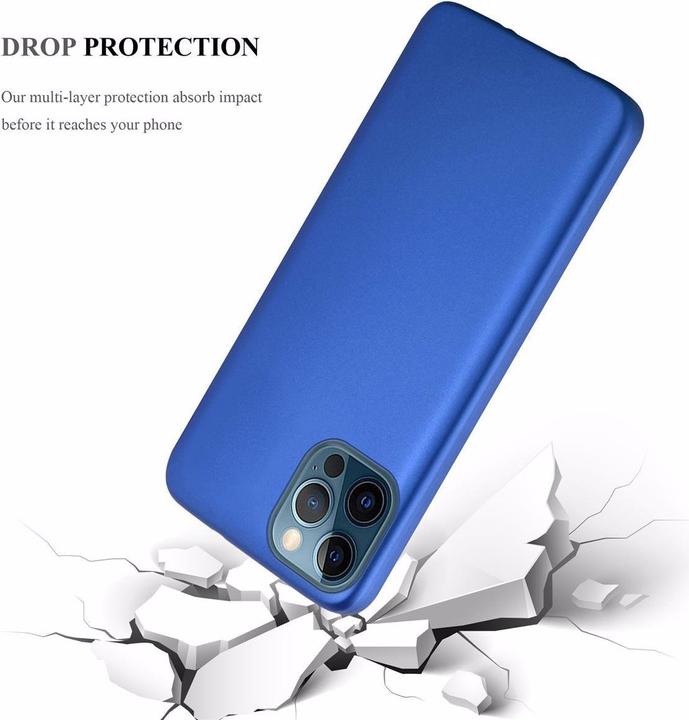 Actual product image Cadorabo TPU Matt Metallic Cover (Realme 12 Pro+, Apple iPhone 12)