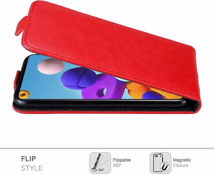 Actual product image Cadorabo Flip like Invis Cover (Samsung Galaxy A21s)
