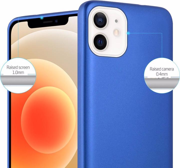 Image du produit Cadorabo Couverture métallique mate TPU (Apple iPhone 12 mini)