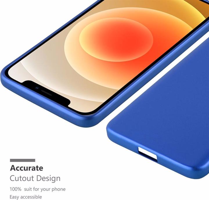 Image du produit Cadorabo Couverture métallique mate TPU (Apple iPhone 12 mini)