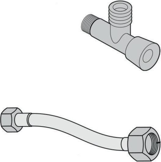 Image du produit Villeroy & Boch Set de raccordement à l'eau ViClean-L4 de V&B pour siège de WC douche
