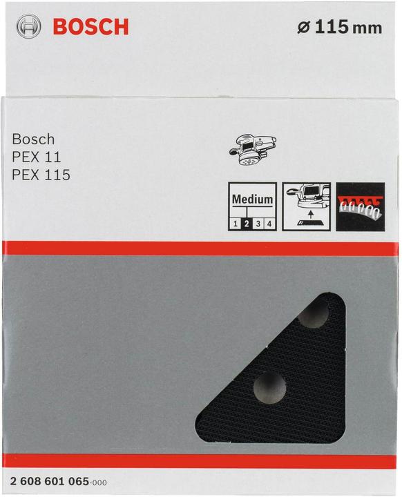 Actual product image Bosch Professional Zubehör Sanding disc medium, 115 mm, for PEX 115 (Medium)