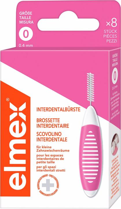 Actual product image Elmex Pink, size 0 (8 x, 0.40 mm)