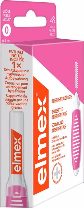 Actual product image Elmex Pink, size 0 (8 x, 0.40 mm)