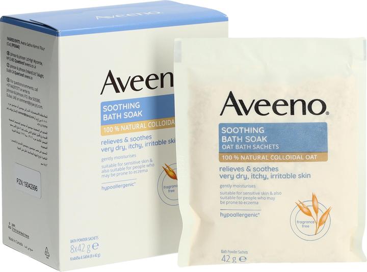 Actual product image Aveeno Dermexa Soothing Bath Additive 336g (Bath pearls)