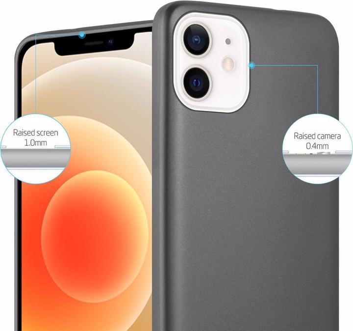 Productafbeelding Cadorabo TPU Matte Metallic hoes (Apple iPhone 12 mini)