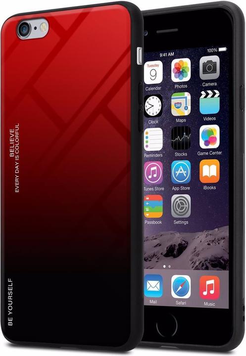 Actual product image Cadorabo TPU 2 colors glass cover (Apple iPhone 6 Plus)