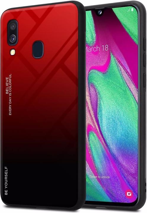 Productafbeelding Cadorabo TPU 2 kleuren glasdekking (Samsung Galaxy A40)