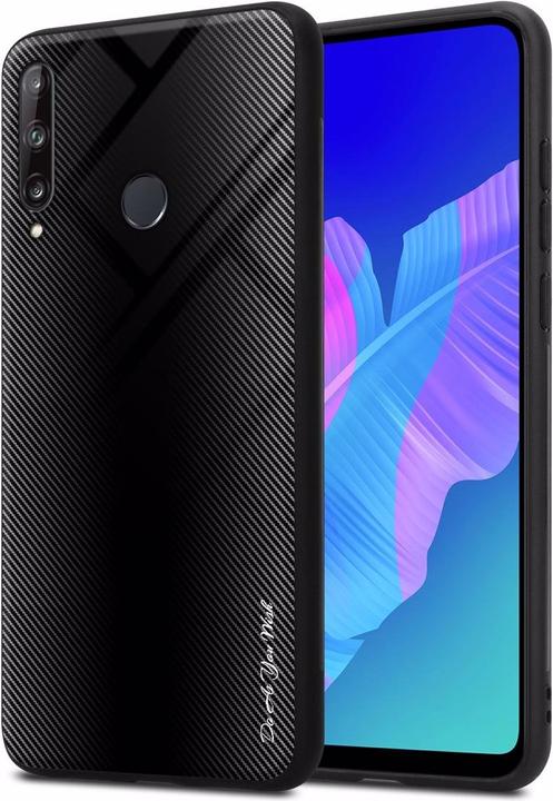 Produktbild Cadorabo TPU Gestreiftes Glas Cover (Huawei P40 Lite E)