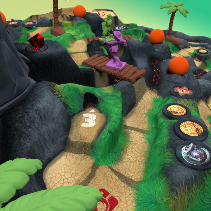 Produktbild Restoration Games Fireball Island : Der Fluch des Vul-Khan (Deutsch)