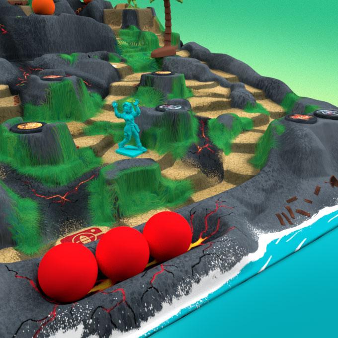 Produktbild Restoration Games Fireball Island : Der Fluch des Vul-Khan (Deutsch)