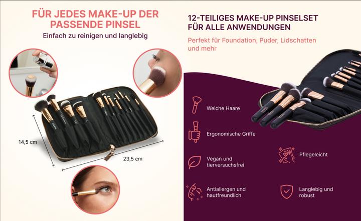 Produktbild Pinsel-Set 12-tlg. mit Synthetic Haar (Set)