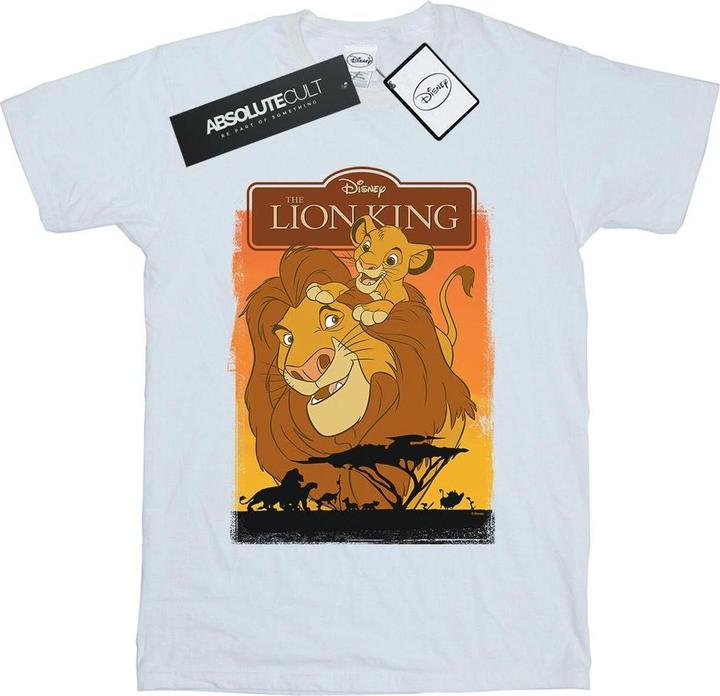 Actual product image Disney Mens The Lion King Simba And Mufasa T-Shirt (S)
