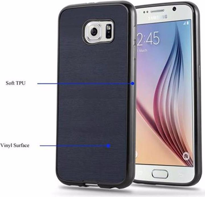 Actual product image Cadorabo TPU Wooden Cover (Samsung Galaxy S6)